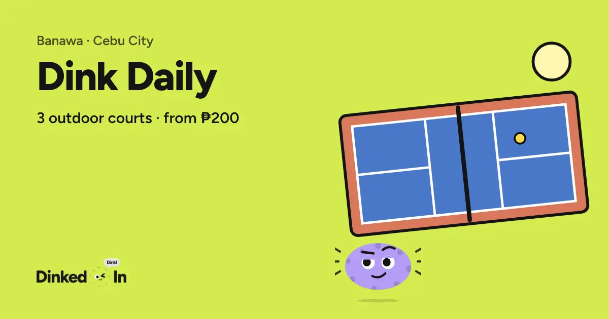 Illustration of Dink Daily: Outdoor, 3 courts