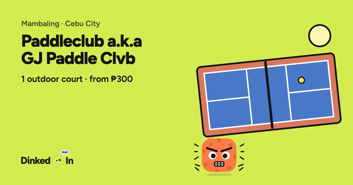 Illustration of Paddleclub a.k.a GJ Paddle Clvb: Outdoor, 1 courts