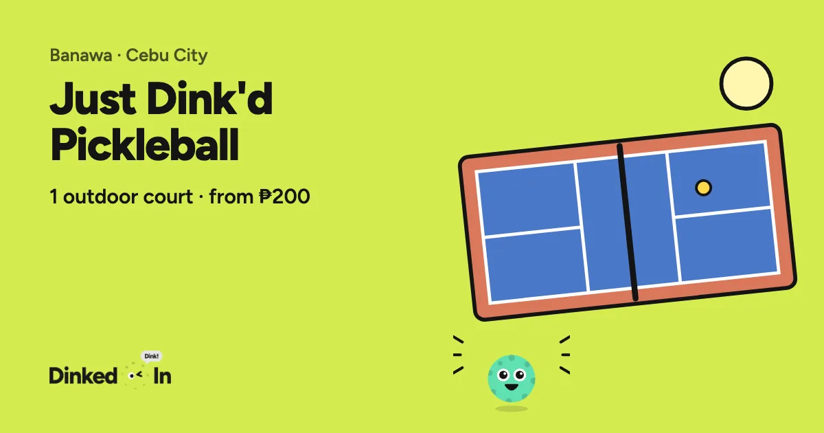 Illustration of Just Dink'd Pickleball: Outdoor, 1 courts
