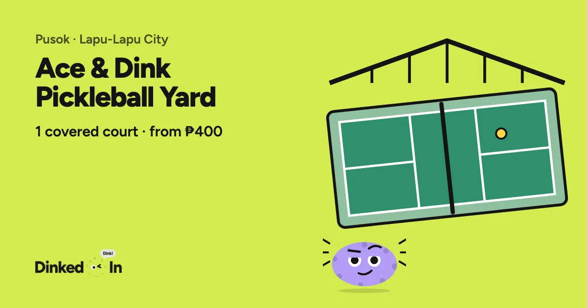 Illustration of Ace & Dink Pickleball Yard: Covered, 1 courts