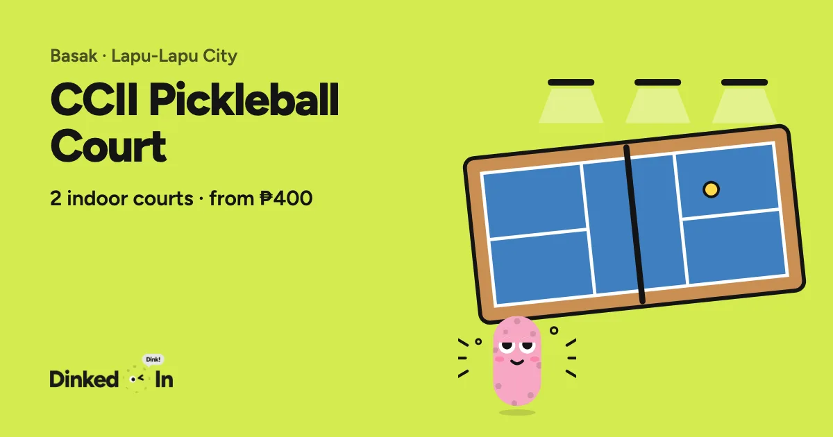 Illustration of CCII Pickleball Court: Indoor, 2 courts