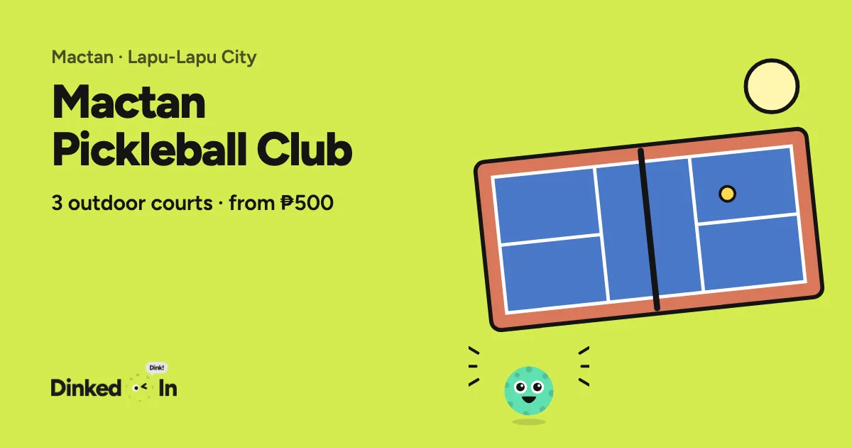 Illustration of Mactan Pickleball Club: Outdoor, 3 courts
