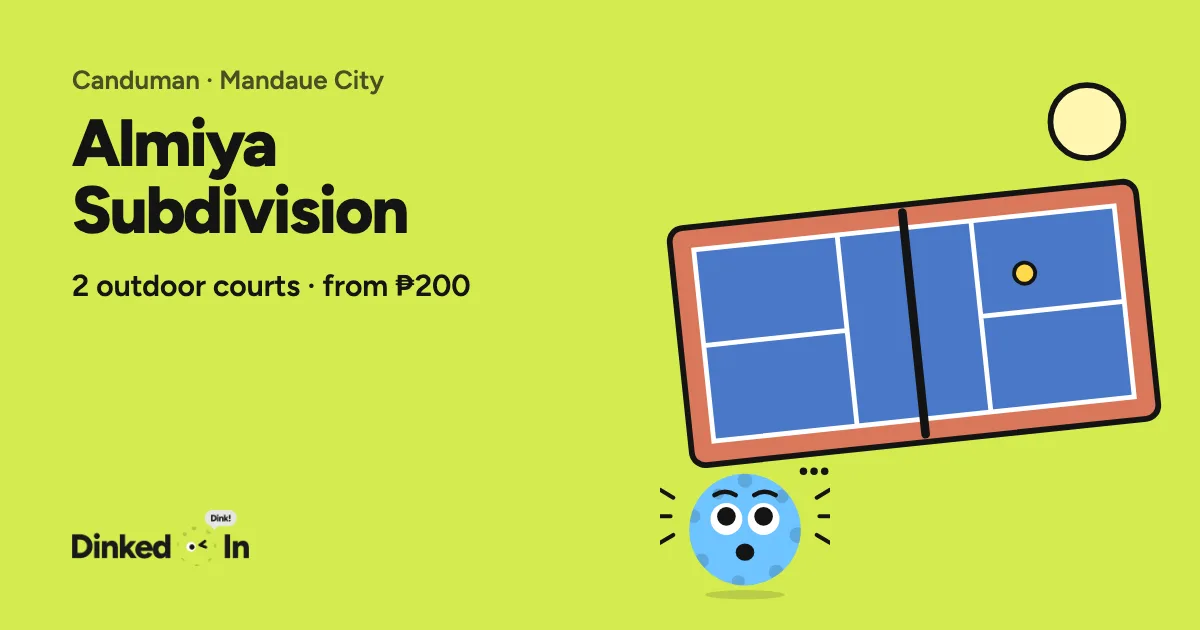 Illustration of Almiya Subdivision: Outdoor, 2 courts
