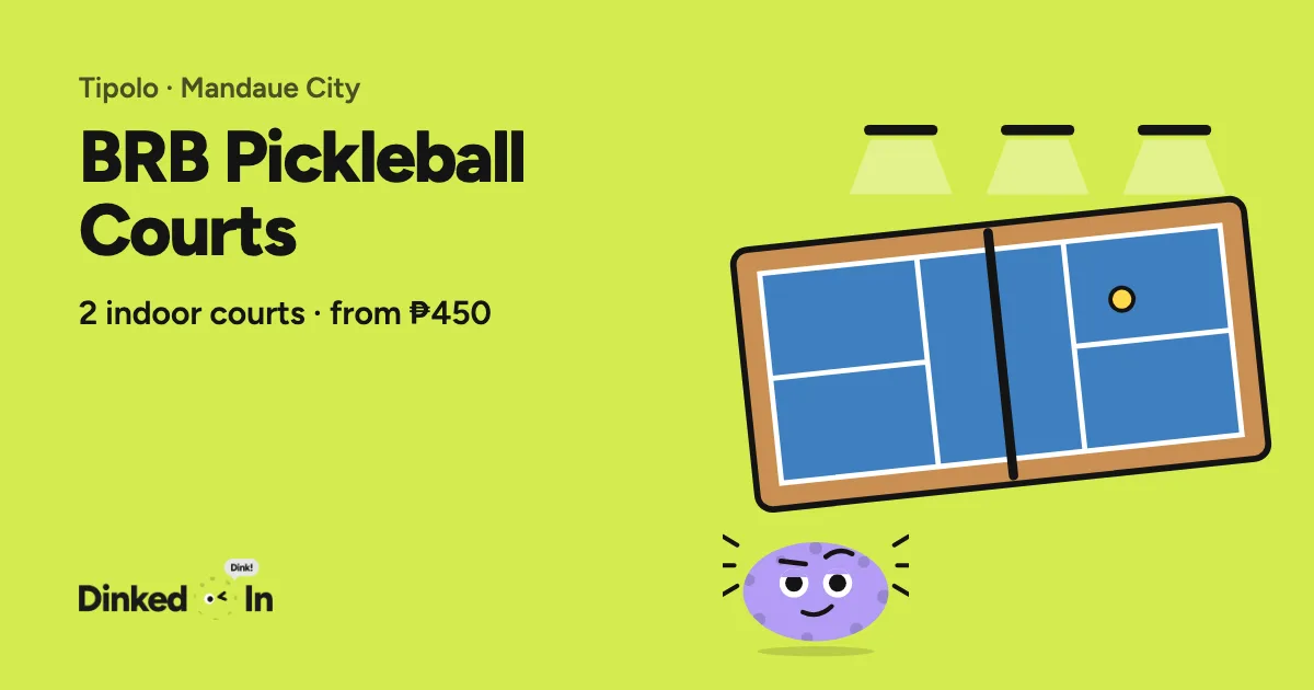Illustration of BRB Pickleball Courts : Indoor, 2 courts