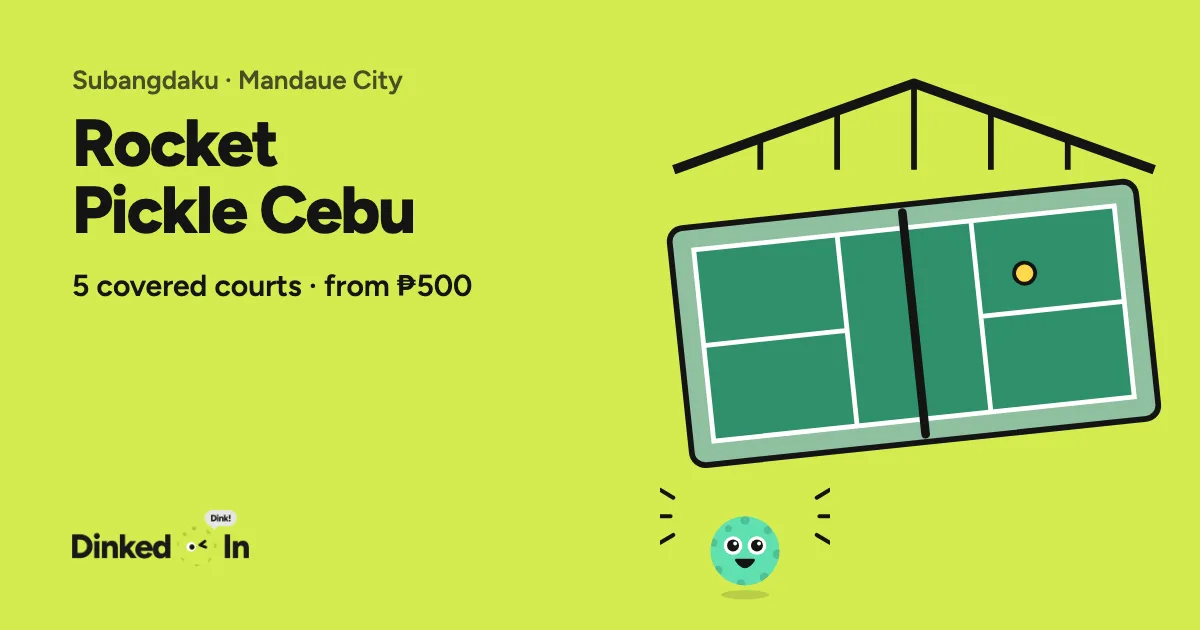 Illustration of Rocket Pickle Cebu: Covered, 5 courts