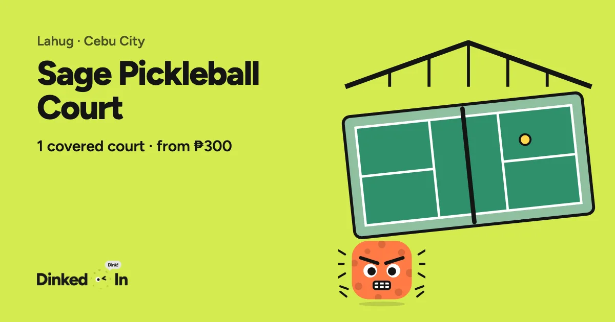 Illustration of Sage Pickleball Court: Covered, 1 courts