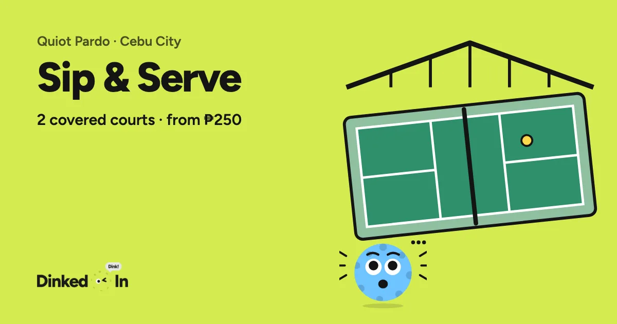 Illustration of Sip & Serve: Covered, 2 courts