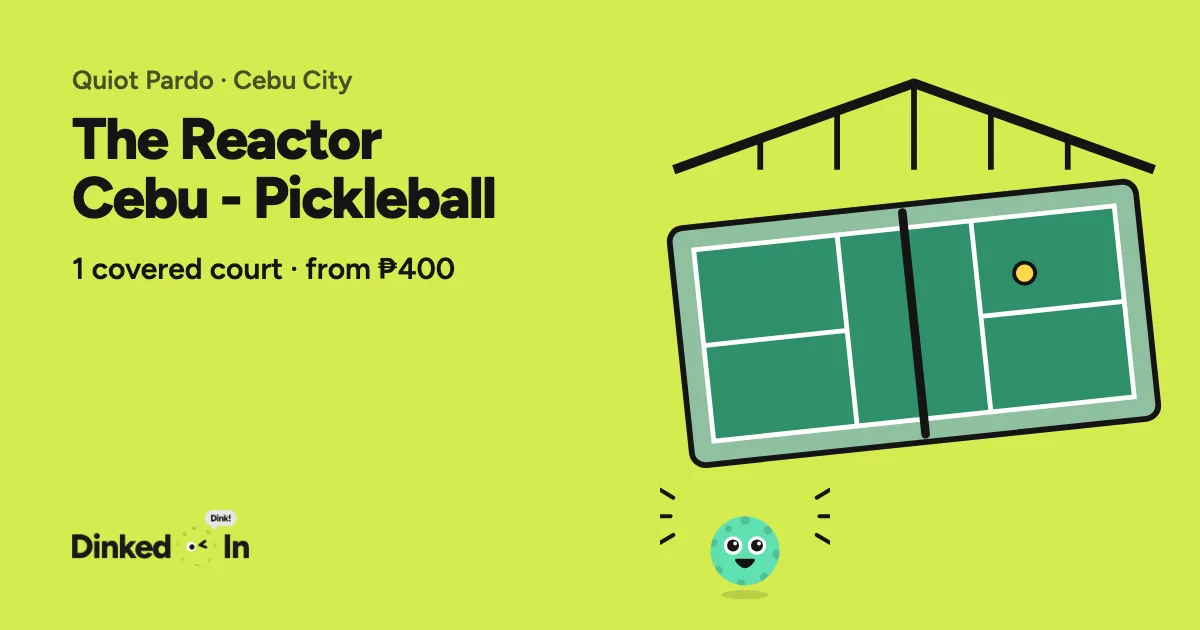 Illustration of The Reactor Cebu - Pickleball: Covered, 1 courts