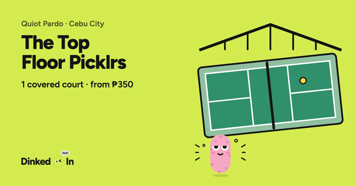 Illustration of The Top Floor Picklrs: Covered, 1 courts