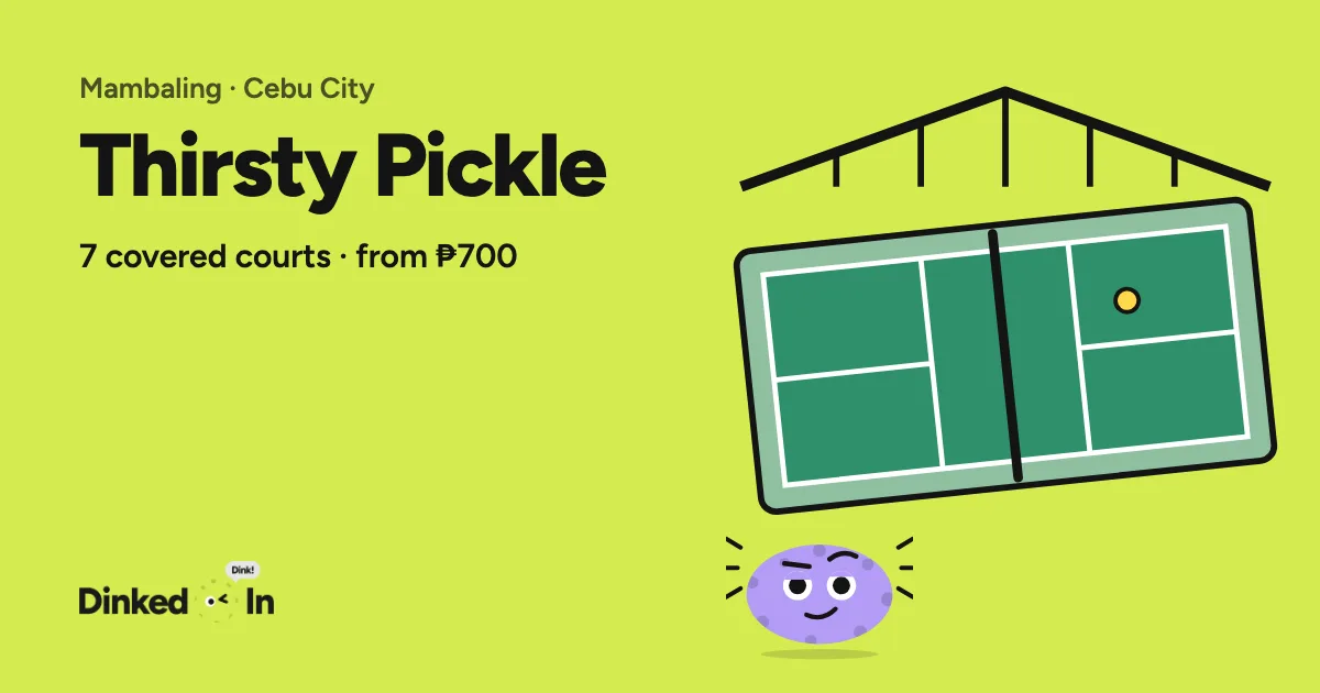 Illustration of Thirsty Pickle: Covered, 7 courts